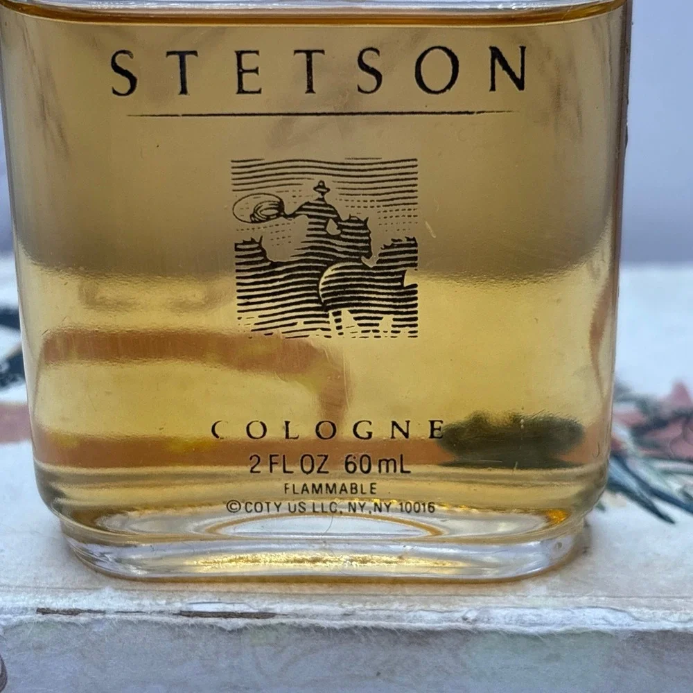 Vintage Stetson Cologne Men 2 oz 60ml Splash After Shave Fragrance Coty